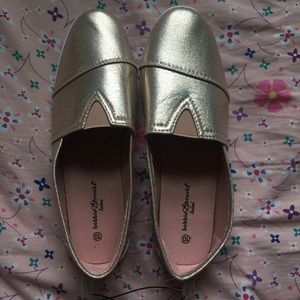 Brand new gold shoes